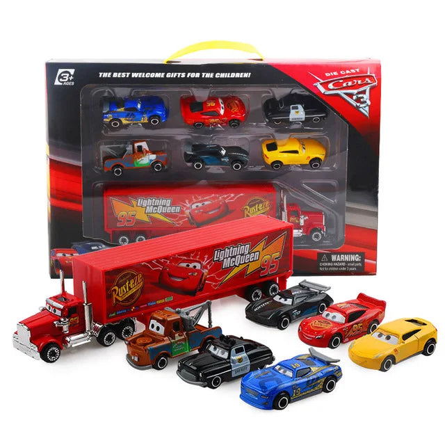 Conjunto 7 Peças - Carros 3 Disney Pixar