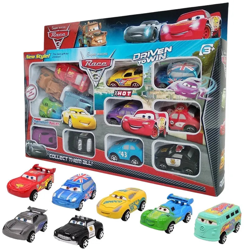 Conjunto Carros Disney Pixar 12 Peças